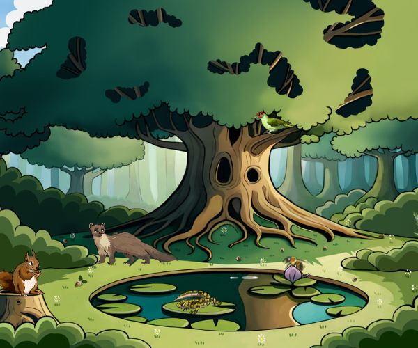 Quercus i personatges